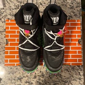 Nike mids Air Force 1 off-white black